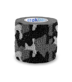 Stokban samoprzylepny bandaż elastyczny 5cm / 4,5m czarne moro
