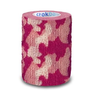 Stokban samoprzylepny bandaż elastyczny 7,5cm / 4,5m różowe moro