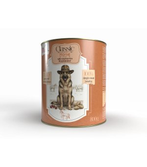 Syta Micha Classic Karma Mokra dla psów dorosłych Koń z Malinami 800g