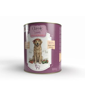 Syta Micha Classic Karma Mokra dla psów dorosłych Jagnięcina z Cukinią 800g