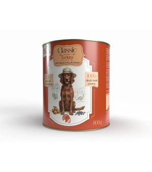 Syta Micha Classic Karma Mokra dla psów dorosłych Indyk z Mango 800g