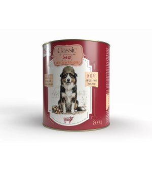 Syta Micha Classic Karma Mokra dla psów dorosłych Wołowina z Marchewką 800g