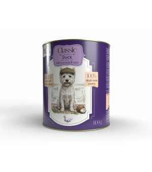 Syta Micha Classic Karma Mokra dla psów dorosłych Kaczka z Kokosem 800g