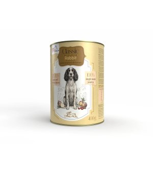 Syta Micha Classic Karma Mokra dla psów dorosłych Królik z Brukwią 400g