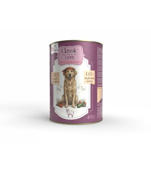 Syta Micha Classic Karma Mokra dla psów dorosłych Jagnięcina z Cukinią 400g