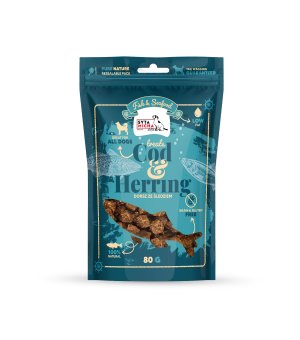 Syta Micha Fish & SeaFood Low Fat Dorsz ze Śledziem 80g
