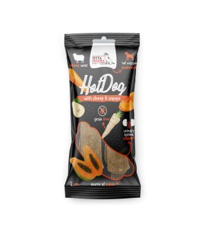 Syta Micha Hot Dog - Warzywny z papają w skórze owcy 2szt.