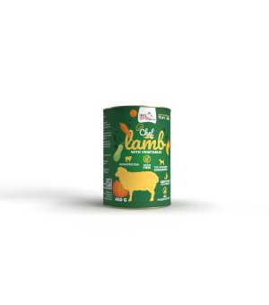Syta Micha karma mokra dla psów dorosłych CHEF Jagnięcina z Warzywami 400g