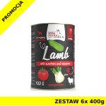 Syta Micha karma mokra dla psów dorosłych Classic Jagnięcina z Cukinią i Pomidorem  ZESTAW 6x 400g