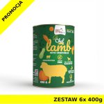 Syta Micha karma mokra dla psów dorosłych CHEF Jagnięcina z Warzywami ZESTAW 6x 400g