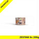 Syta Micha karma mokra dla psów dorosłych CHEF Koza z Warzywami ZESTAW 6x 200g