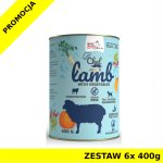 Syta Micha karma mokra dla szczeniąt CHEF Jagnięcina z Warzywami JUNIOR 6x 400g ZESTAW