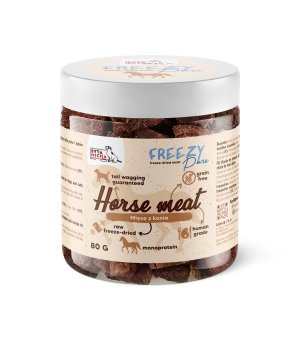 Syta Micha liofilizowany przysmak FREEZY PURE Mięso z Konia 80g