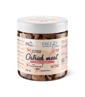 Syta Micha liofilizowany przysmak FREEZY PURE Mięso ze Strusia 90g