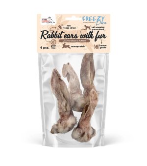 Syta Micha liofilizowany przysmak FREEZY PURE Uszy Królicze 4szt.