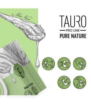 Tauro Pro Line Pure Nature Chusteczki Nawilżane Aloe Vera dla Psów i Kotów 40 szt.