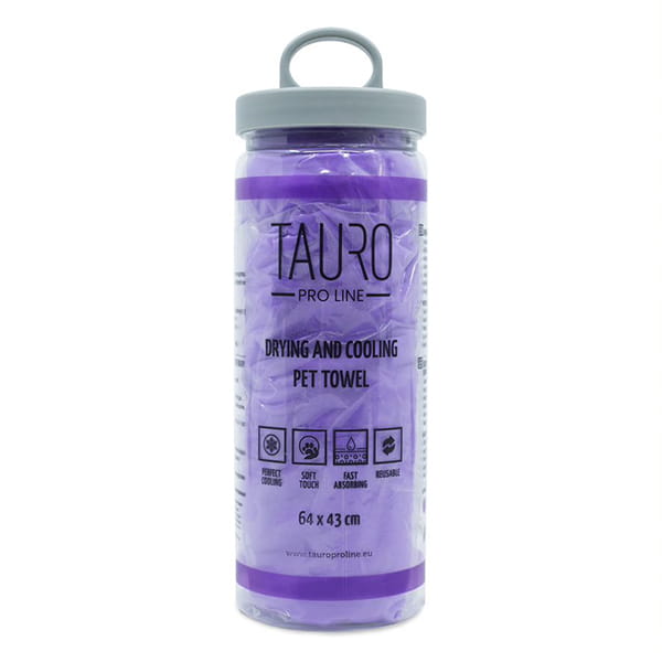 Tauro Pro Line Ręcznik Chłodzący 64x43cm Fioletowy