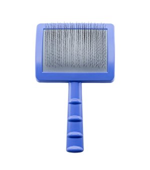 Tauro Pro Line Szczotka groomerska, miękkie piny stal nierdzewna 20mm fioletowa