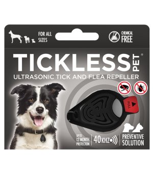 Tickless Pet Black - urządzenie chroniące przed kleszczami
