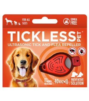 Tickless Pet Orange - urządzenie chroniące przed kleszczami