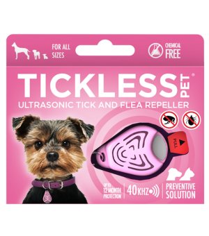 Tickless Pet Pink - urządzenie chroniące przed kleszczami