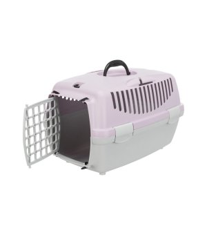 Trixie Box transportowy Capri 1 jasnoszary/liliowy XS 32 × 31 × 48 cm