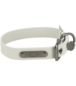 Trixie CityStyle obroża jasnoszara PVC L 45-52cm/25mm