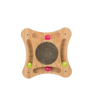 Trixie DRAPAK kartonowy z zabawkami drewno/karton 35x4x35cm