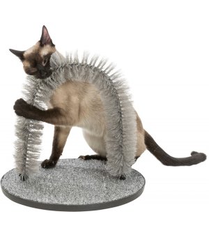 Trixie Drapak - szczotka dla kotów Fur Care Arch 36x33cm szary