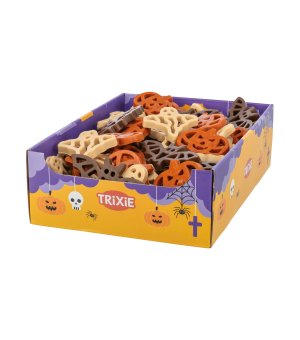 👻🕷 Trixie HALLOWEEN Przysmak dla psa o smaku kurczaka MIX - Dynia, Duszek, Nietoperz 5-8cm 1szt.