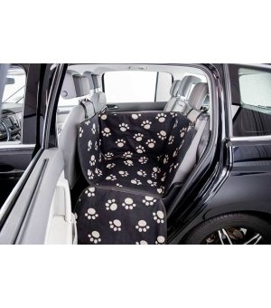 Trixie Mata do samochodu 0,65x1,45 wąska, z panelami bocznymi, czarno/beżowa