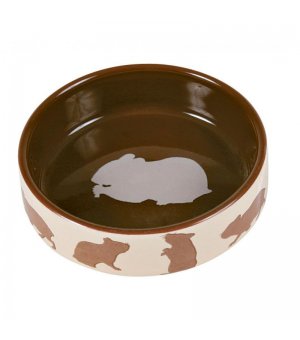 TRIXIE miska ceramiczna dla chomika z motywem CHOMIKA 80ml ŚR. 8CM