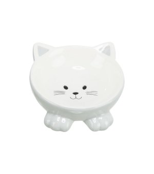 Trixie Miska ceramiczna dla kota w kształcie kota 0,15L 14cm