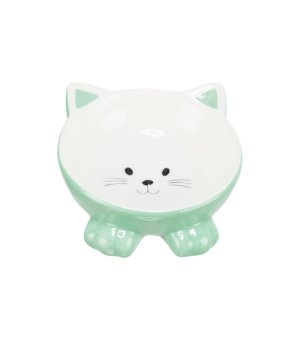 Trixie Miska ceramiczna dla kota w kształcie kota 0,15L 14cm