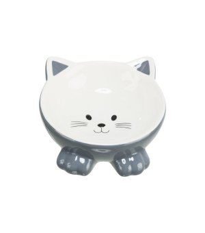 Trixie Miska ceramiczna dla kota w kształcie kota 0,15L 14cm