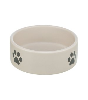 TRIXIE Miska ceramiczna łapka jasnoszara/szara 0,8L 16cm