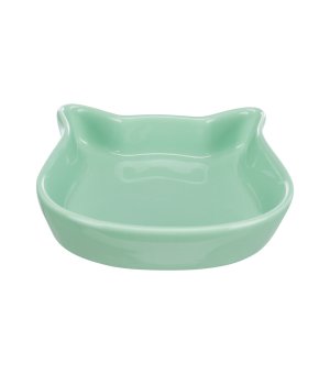 TRIXIE Miska Ceramiczna w kształcie głowy kota - MIX kolorów - 250ml
