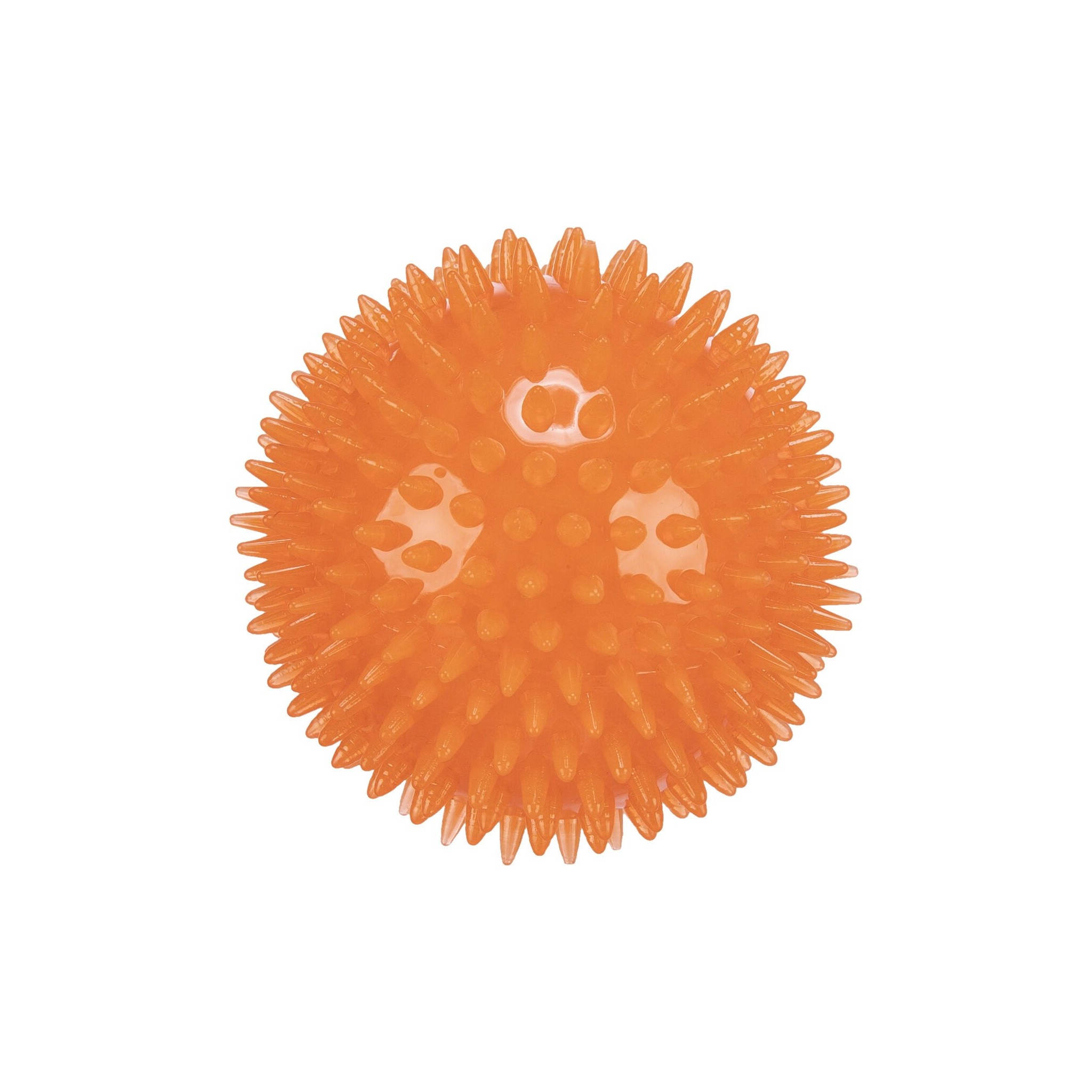 Trixie Piłka z kolcami kolorowa z termogumy 8cm