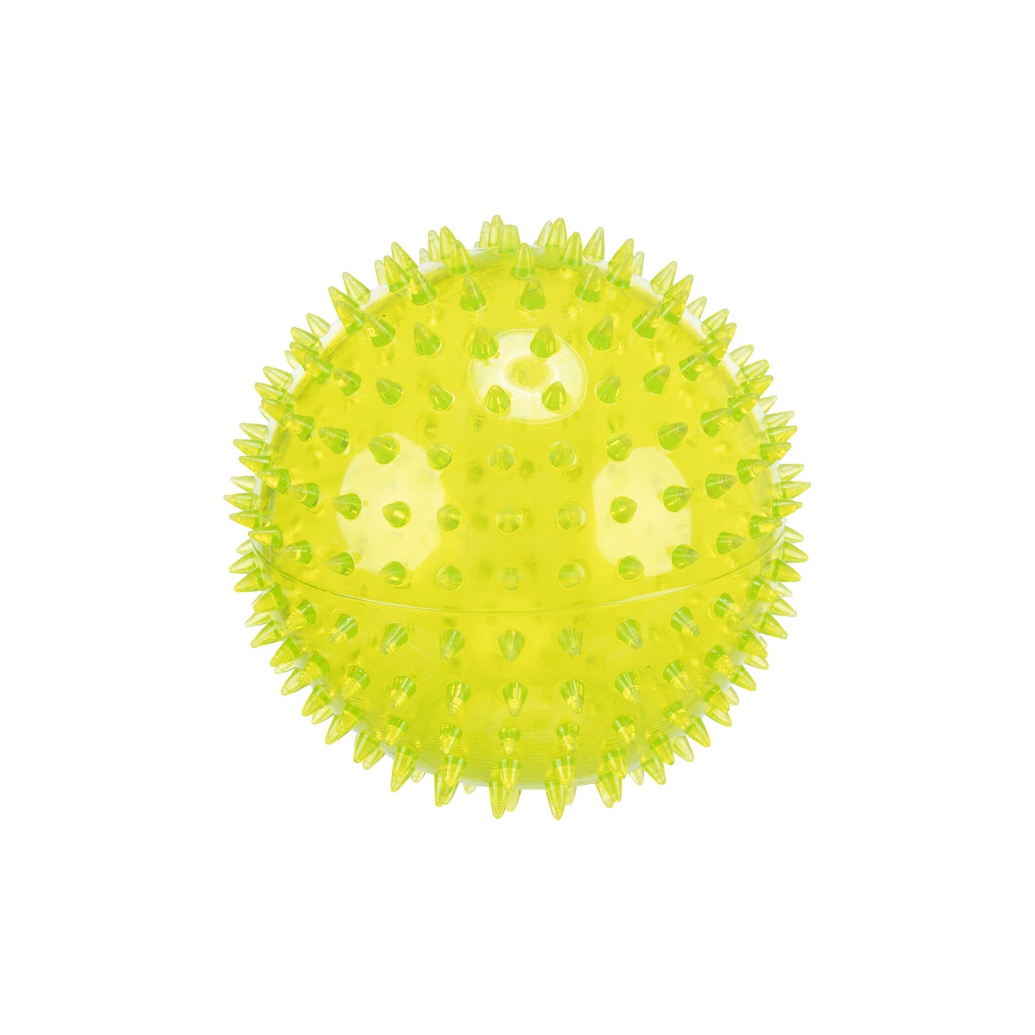 Trixie Piłka z kolcami kolorowa z termogumy 12cm