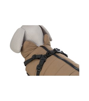 TRIXIE płaszczyk PIROU z szelkami piaskowy S 40cm