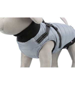 TRIXIE płaszczyk PONTIS z szelkami szary S 33cm