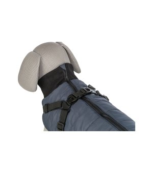 TRIXIE płaszczyk PONTIS z szelkami Niebieski S 40cm