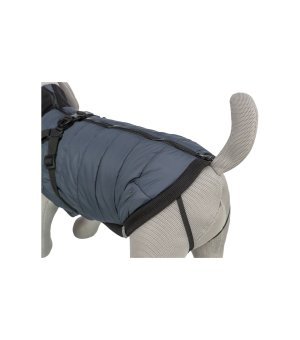 TRIXIE płaszczyk PONTIS z szelkami Niebieski S 40cm