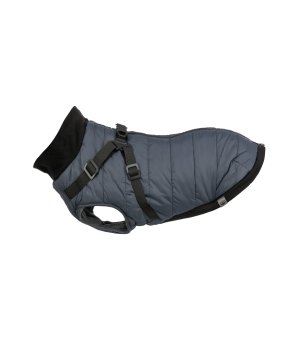 TRIXIE płaszczyk PONTIS z szelkami Niebieski S 40cm