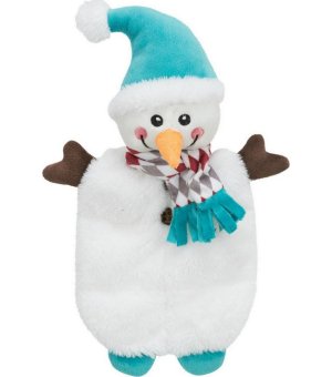 🎄🎁 Pluszak świąteczny - Bałwanek z dźwiękiem 31cm - do zabawy dla psa - Trixie