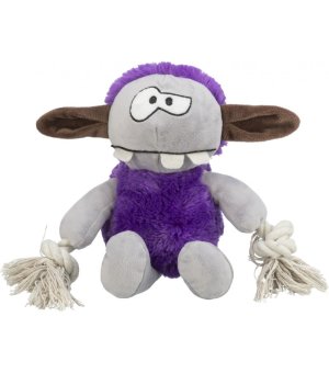 Trixie Potworek plusz/lina fioletowy 32cm 