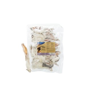 TRIXIE Puzzo Snack Uszy Królicze z Futrem 500g