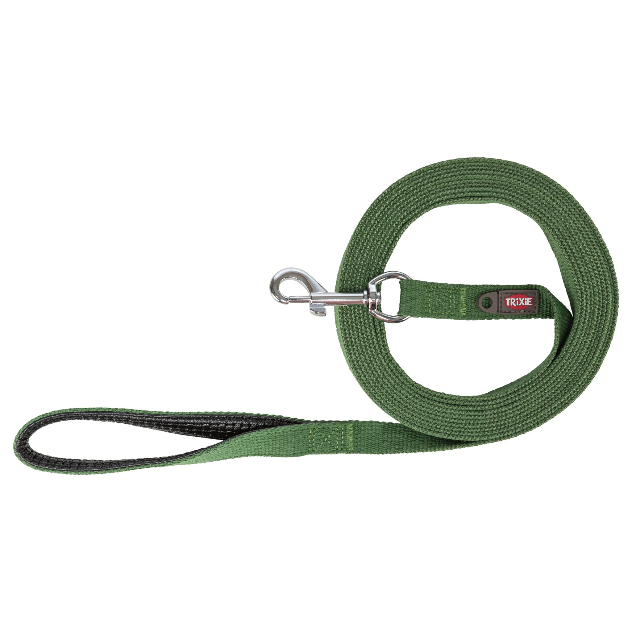 Trixie Smycz treningowa bawełniana oliwkowozielona M 5m 20mm