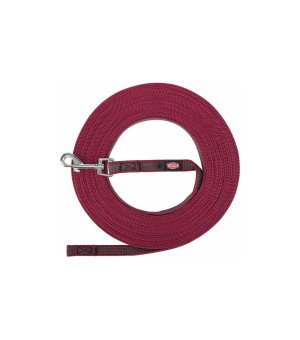 Trixie Smycz treningowa gumowana bordo S/M 10m 15mm