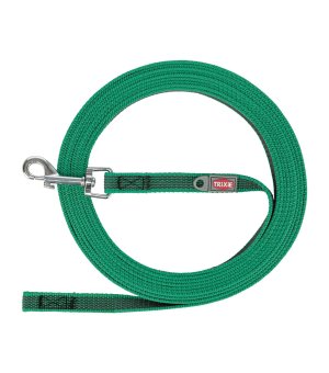 Trixie Smycz treningowa gumowana zielona S/M 10m 15mm